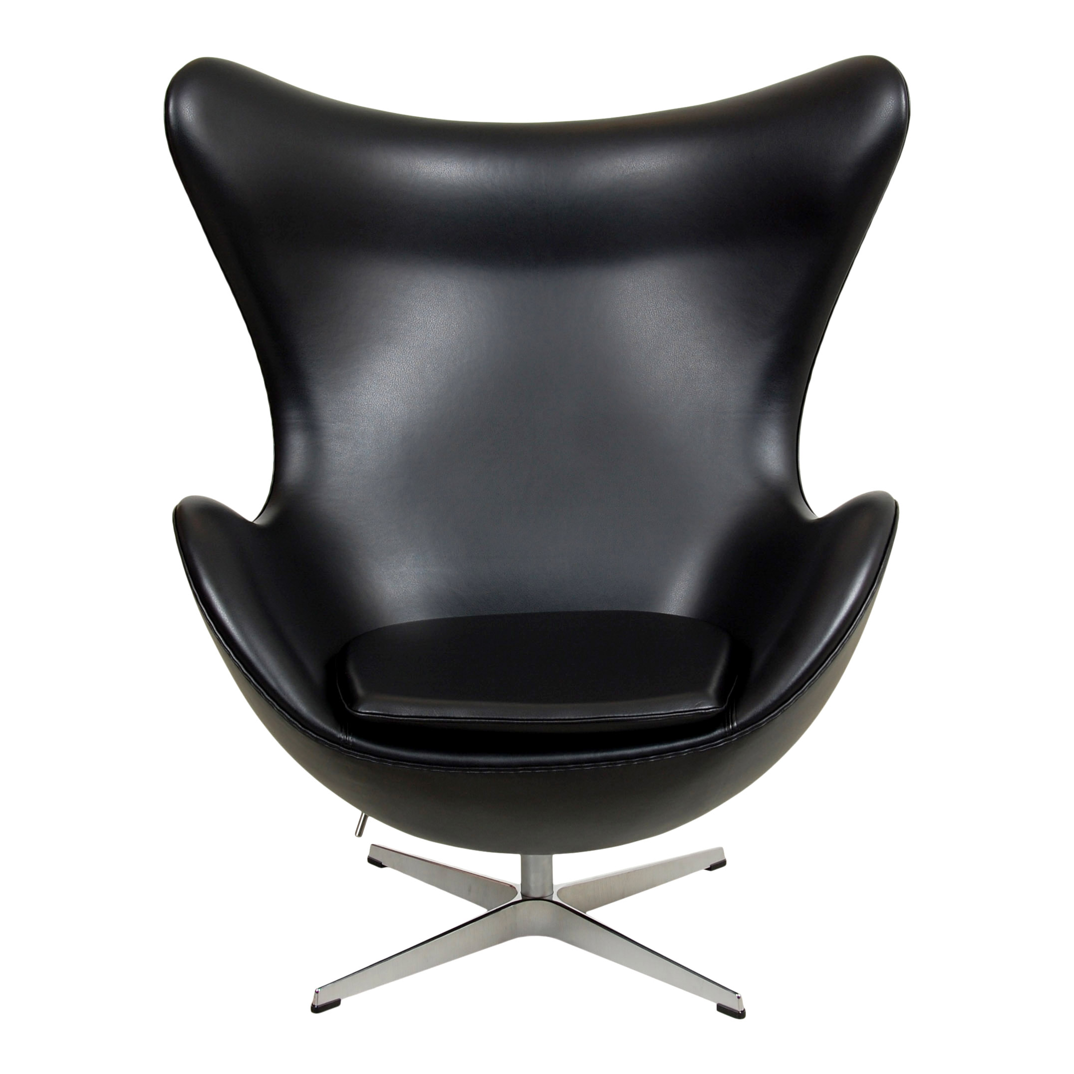 Upholstery of Arne Jacobsen Egg chair with leather